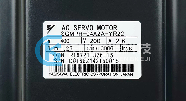 安川400W伺服電機SGMPH-04A2A-YR22